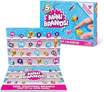 Advent calendar set 5 Surprise zuru in limited edition of 24 pieces of mini brands with 4 exclusive mini, mystery capsules and collectibles of real mini brands.. Experience the ultimate in shopping convenience with DIAYTAR NIGERIA's vast catalog and 5-8 day delivery.