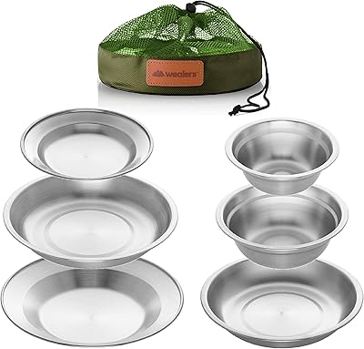 Set of cutlery and camping utensils Wailers in stainless steel for children, adults and family | Camping, hiking, beach, outdoor use | Travel bag included.. Transform how you shop with DIAYTAR NIGERIA's vast selection and budget-friendly delivery options.