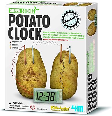 4m Art Science Green Science - Potato clock educational games.. DIAYTAR Nigeria offers the perfect blend of affordability and efficiency. Shop now and get your products delivered between 5 and 8 days nationwide.