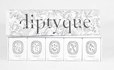 Diptych box of five scented candles - bice, pink, viguère, narguile woods, Voyage Format Fall Collection 2020.. DIAYTAR NIGERIA revolutionizes online retail with our vast selection and cost-effective delivery options.