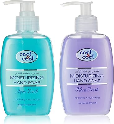 Hydrating soap for cool & cool hands, 2 -room package (Aqua Fresh + Flora Fresh), each of 250 ml.. DIAYTAR NIGERIA: Where affordable shopping meets reliable nationwide delivery in less than a week.