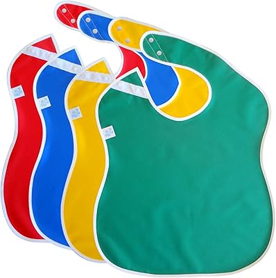 Large waterproof bibs for toddlers with press pimples, pack of packages for boys and girls, 4 to 4 years old, multicolored.. Shop for everything you need at DIAYTAR NIGERIA, with budget-friendly prices and quick delivery.