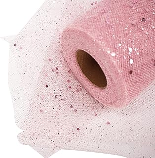 6 "25 yards (22.86 m) Tulle coils with golden glitter, glitter ribbon coil, tutu skirt, gift packaging, party decoration.. Nigeria's fastest-growing e-commerce site offers unbeatable prices and delivery within 8 days.