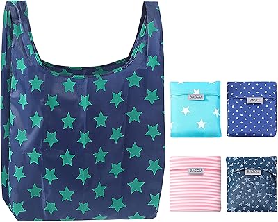Bags of attractive reusable races, set of 5, foldable bags, grocery bags, perfect for storage and shopping, multicolored.. Transform your online shopping experience with DIAYTAR NIGERIA's affordable and diverse marketplace.