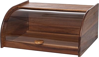 Billy wooden bread box with Sliding Acrylic ACI-776 cover.. Get top brands at bottom prices, only on DIAYTAR Nigeria.