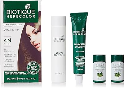 BIO BIO Color BIO BIOTIC BROWIC DRAW FOR STRY BIO Color, 100% gray cover, with 9 organic plant extracts, 50 g + 110 ml, multicolored.. DIAYTAR NIGERIA connects you with thousands of products at competitive prices, delivered within a week.