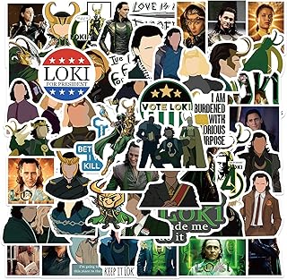 50 Waterproof Loki TV Vinyl stickers for laptop, mode, car, motorcycle, cycling, skateboarding, luggage, children, adolescents, party items.. Your ultimate shopping destination, DIAYTAR NIGERIA combines extensive selection with affordable shipping.
