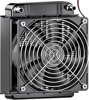 Clyxgs water cooler, aluminum heat exchanger with 8 tubes with DC12V 80mm computer processor for water cooling system.. Discover why millions choose DIAYTAR for affordable online shopping with delivery in just 5-8 days.