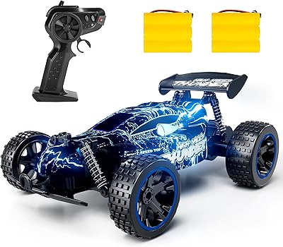 TECNOCK TECNOCDE TO CARS for children, racing cars on scale 1:18 with LED lights, all -terrain remote control car 2.4 GHz with 2 rechargeable batteries for 60 minutes of play, interior and outdoor toy gifts for boys and girls.. Nigeria's most loved e-commerce platform delivers affordable shopping solutions to your doorstep.