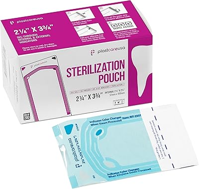200 autosterilizing bags of 2.25 x 6.95 inches with indicators, 1 box of 200.. DIAYTAR NIGERIA: Your affordable marketplace with reliable 5-8 day shipping across Nigeria.