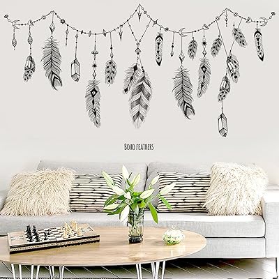 Removable waterproof wall sticker in the shape of a black feather for bedroom, living room, bathroom.. Find quality and variety without breaking the bank — only on DIAYTAR Nigeria.