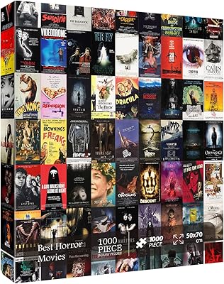 Halloween horror film puzzle of 1000 players for adults, frightening horror film puzzle, best horror film puzzle for horror film gifts 【27.5 x 19.7 inches】.. DIAYTAR NIGERIA brings online shopping to every Nigerian with affordable prices and reliable shipping.