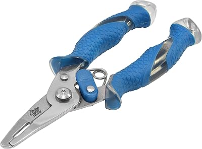 Koda brand fishing equipment, small titanium pliers, 5 inch size, blue (18198).. Experience shopping without limits at DIAYTAR NIGERIA, where affordability meets convenience in just days.