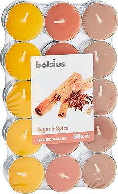 Bulsius scented candles with sugar and multicolored spices package of 4.. Your new favorite way to shop online — DIAYTAR Nigeria.