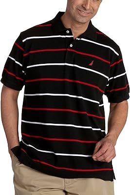 Polo t-shirt Uni cut classic anchor deck for men, True black, size M.. Skip the lines and shop online — DIAYTAR Nigeria delivers to your door in days.