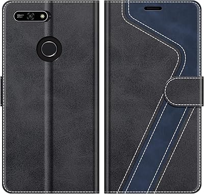 Huawei Y6 Prime 2018 Honor 7a leather portfolio case.. DIAYTAR NIGERIA: Bringing quality products to every Nigerian home at prices everyone can afford.