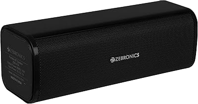 Zebronics Zip-vita 10 W wireless portable bluetooth speaker with USB.. DIAYTAR NIGERIA delivers more than products - we deliver affordable solutions within the week.