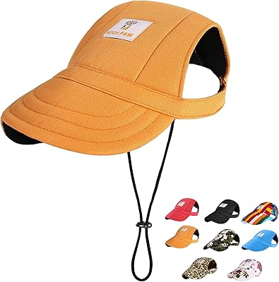 HAI PAW DOG sun hat, breathable, waterproof, UV protection, for small, medium and large dogs, with ears holes and adjustable tightening cord.. DIAYTAR NIGERIA connects you with endless possibilities through our affordable e-commerce platform.