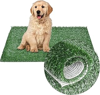 Momo Bear artificial lawn carpet for pets, alternating artificial artificial lawn carpet, cleanliness and outdoor cleanliness (46 x 58.5 cm) - green.. Your complete shopping solution, DIAYTAR NIGERIA offers extensive choice with competitive prices and delivery.