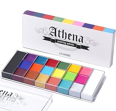 UCANB ATHENA Oil painting for the face and body, professional tattooing non -toxic and safe, luxury makeup kit for children and adults for Halloween FX festival.. DIAYTAR NIGERIA delivers satisfaction with every purchase through our affordable and reliable service.