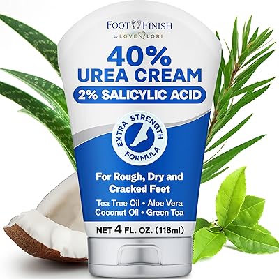 (urea 40%) - Cream for feet at 40% urea 118 ml of Love Lori - Cream for dry and cracked feet - Anti -calllosity treatment and repaire of feet - Hydrates the heels, hands, knees and elbows - for thick feet.. DIAYTAR NIGERIA transforms dreams into deliveries with our affordable prices and 5-8 day shipping.