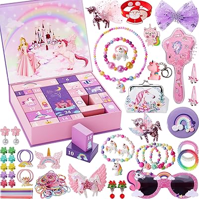 Advent calendar TIBLUE 2022 For girls - Unicorn gifts for girls Calendar of Christmas countdown 24 days of surprises gifts for girls, granddaughters, girls Christmas jewelry Advent calendar gifts for teenagers.. DIAYTAR NIGERIA: Where affordability meets variety in Nigeria's most comprehensive online marketplace.