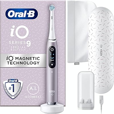 Oral oral electric toothbrush B io9, gifts for women/men, handle connected to the application, 1 toothbrush head, travel loading case and magnetic case, 7 modes, teeth whitening, 2 -pin socket, special edition.. Enjoy the simplicity of shopping with DIAYTAR NIGERIA, offering vast choices delivered in just 5-8 days.