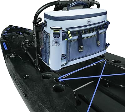 Boalon kayak cooler behind the seat | Waterproof kayak cooler with cane support | Kayak seat cooler to keep drinks cold for travel and campsite | Kayak essential accessories.. Shop for everything you need at DIAYTAR NIGERIA, with budget-friendly prices and quick delivery.