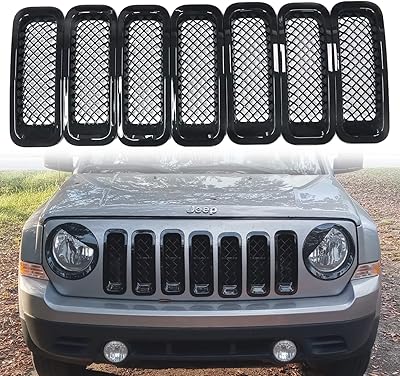 Bolaxin grille kit for Jeep Patriot 2011-2017.. DIAYTAR NIGERIA: Your partner in affordable online shopping with reliable 5-8 day shipping nationwide.