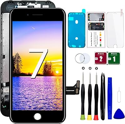 For LCD iPhone 7 screen replacement, Reepanel LCD iPhone 7 Full assembly scanning with repair kits for A1660, A1778, A1779 + screen protector + waterproof adhesive.. DIAYTAR NIGERIA: Making online shopping accessible to all Nigerians with our affordable platform.