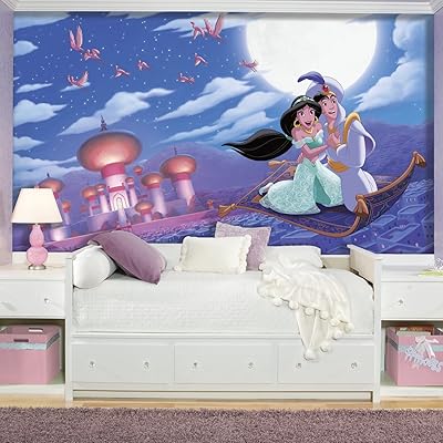 ROMMATIONS JL1371M ALADDIN \ "A brand new world \" Removable wall decoration - 10.5 ft x 6 pi.. Shop with confidence at DIAYTAR NIGERIA, enjoying competitive prices and delivery within 8 days.