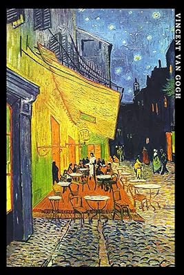Vincent Van Gogh: coffee terrace at night. Elegant notebook for art lovers.. DIAYTAR NIGERIA combines affordability, variety, and convenience with nationwide delivery services.