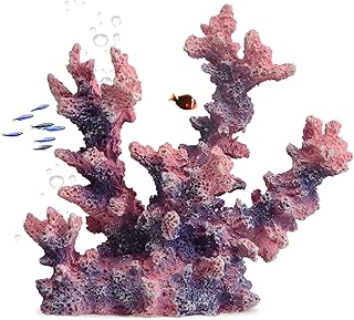 Ornament of coral pinske aquarium, decoration of artificial coral aquarium, accessories for decorating coral tank in red salted water resin.. DIAYTAR Nigeria — the online store where variety meets value.