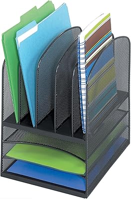 SAFCO Products 3266BL ONYX Office Organization System with 3 horizontal sections/5 straight sections, black 11-1/2 x 9-1/2 x 13.. Navigate countless options with DIAYTAR NIGERIA's comprehensive marketplace and budget-friendly shipping.