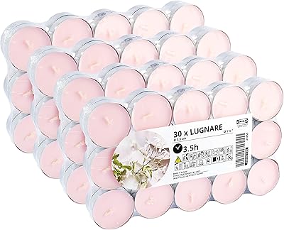 IKEA CHAUTE PLATE SHEET SHEET with jasmine/pear/ginger/lily, light pink, 3.5 hours - Lot of 120.. DIAYTAR NIGERIA: Your partner in affordable online shopping with reliable 5-8 day shipping nationwide.