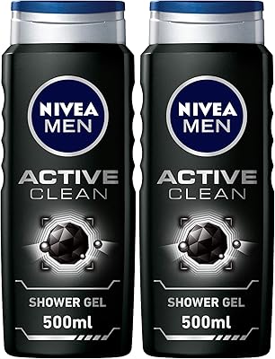 3 -in 1 level shower gel, active charcoal perfume, 2 x 500 ml.. Experience the joy of convenient shopping with DIAYTAR NIGERIA's vast selection and quick delivery service.