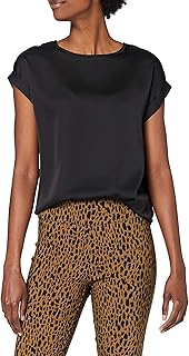 Short -sleeved satin t -shirt for women - still in stock.. DIAYTAR NIGERIA: Connecting Nigerians with their needs through our affordable and diverse marketplace.