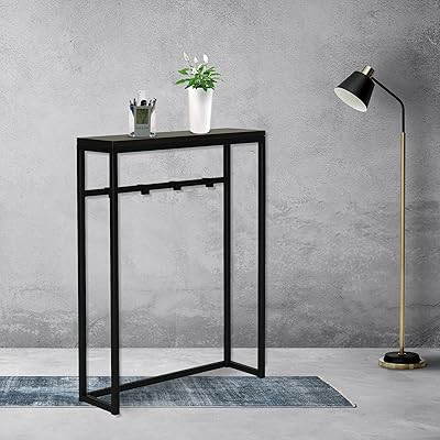 Steel side table with a fine design for the living room or corridor of Egid.. DIAYTAR NIGERIA: The marketplace that brings affordable products to every Nigerian home in under 8 days.