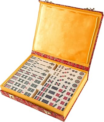 Come on ! Play! Chinese Mahjong game with 146 tiles, dice and decorative storage bag for adults, children, boys and girls.. Your complete shopping solution, DIAYTAR NIGERIA offers extensive choice with competitive prices and delivery.