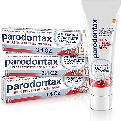 Whitening toothpaste total protection to help prevent bleeding from gums, anti -rivers, gum health and whitening toothpaste - 3.4 oz x 3.. DIAYTAR NIGERIA: Bringing quality products to every Nigerian home at prices everyone can afford.