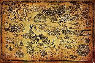 Die legend phone zelda \"hyrule map\" maxi poster, 61 x 91 cm.. Get your essentials without leaving home — thanks to DIAYTAR Nigeria.