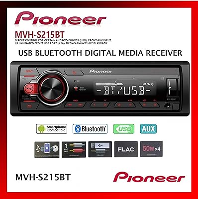 Pioneer MVH-S310BT Bluetooth Integrated, Mixtrax, USB, Auxiliary/Pandora, Spotify, iPhone, Android and Smartsync Multimedia Multimedia receiver for car/free alphasonik earphones.. Shop with confidence at DIAYTAR NIGERIA, enjoying competitive prices and delivery within 8 days.