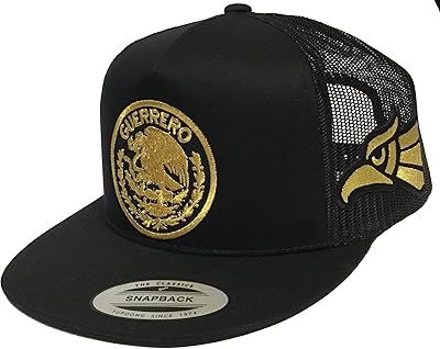 Capsnmore Guerrero 3 Logos 2 Golden Aguilas on the sides Chapeau Mesh Noir, Noir, Taille Unique.. Embrace the convenience of DIAYTAR NIGERIA with thousands of products at your fingertips, delivered nationwide.