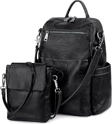 Uto Pu backpack for women washed leather shoulder bag with strap.. Experience satisfaction guaranteed with DIAYTAR NIGERIA's comprehensive platform and quick delivery.