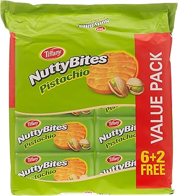 Tiffany Nutty Bites pistachio cookies - 90 g, 1 package.. Shop smart, shop DIAYTAR - Nigeria's most affordable e-commerce platform with nationwide delivery.