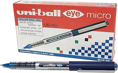 Uni-ball 162545000 Micro Roll UB-150 MOTE TRUTION Pen 0.5 mm, blue, package of 12.. Experience convenient online shopping on DIAYTAR Nigeria — wide selection and affordable delivery.