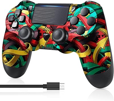 Wireless PS4 controller, with USB/1000 mAh USB cable/Double Vibration/6-axis Movement Control/3.5 mm audio socket/Multi-Touch/Sharing button, PS4 controller compatible with PS4/Slim/PC/PC.. DIAYTAR Nigeria: Where affordability meets fast and reliable e-commerce service.