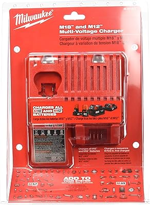 Milwaukee 48-59-1812 M12 or M18 18V 12V Multi-ion Lithium-ion battery charger with integrated fuel gauge.. Your complete shopping solution, DIAYTAR NIGERIA offers extensive variety with budget-friendly delivery.