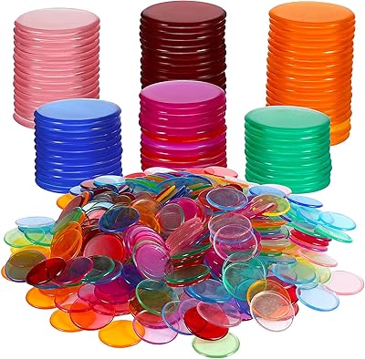 Todmummy transparent bingo tokens 500 pieces colored counting chips bingo tokens for children, mathematics, bingo games.. Shop local, shop fast — DIAYTAR Nigeria delivers across the country.