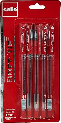 Flexible flexible cello pen 0.7 mm, set of 5, red, soft75r.. Shop smarter with DIAYTAR Nigeria — from household essentials to electronics, we have everything you need. Plus, our delivery is fast, secure, and arrives between 5 and 8 days.